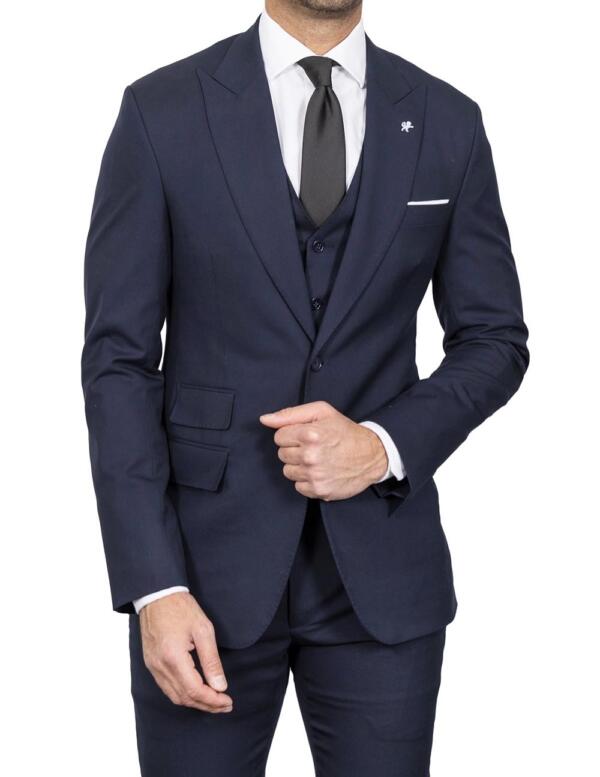 Dark Navy Mohair Suit