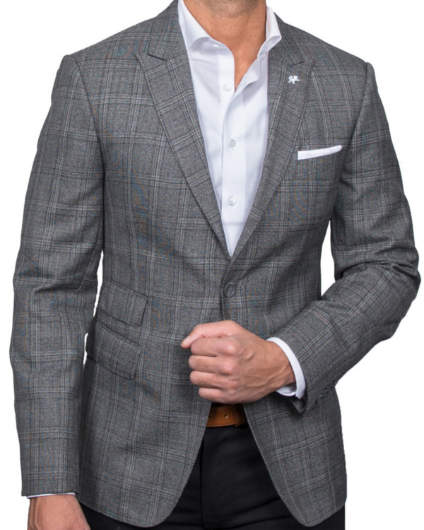Grey Glen Check Blazer
