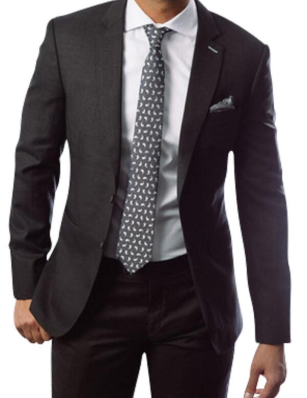 Matte Charcoal Grey Suit