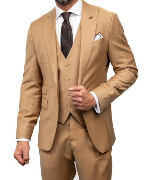 Brushed Camel Flannel