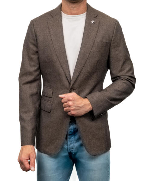 Espresso Flannel Sport Coat