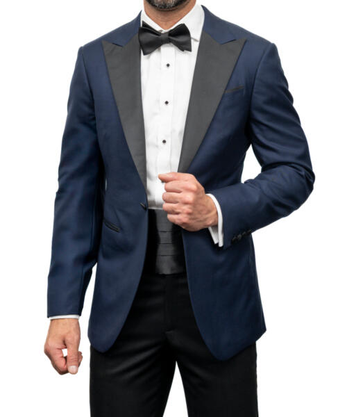 Dark Navy Peak Tuxedo