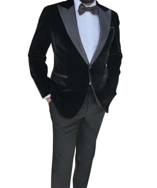 Black Velvet Peak Tuxedo